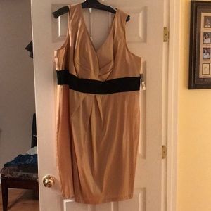 Gold/Black cocktail dress